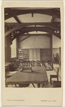 Examination Hall in the School; Hills & Saunders, British, active about 1860 - 1920s, 1865 - 1870; Albumen silver print