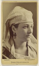 Dora Goldthwaite; Napoleon Sarony, American, born Canada, 1821 - 1896, 1870 - 1875; Albumen silver print