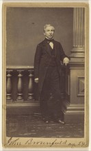 John Brownfield age 54; Gibbon, American, active 1860s, 1870 - 1875; Albumen silver print