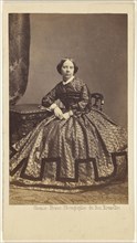 Mme. Van de Weyer; Ghémar Frères, active 1860s, 1862 - 1869; Albumen silver print