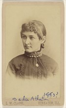 Sarah Atherton; L.W. Clark, American, active 1880s, 1880 - 1883; Albumen silver print