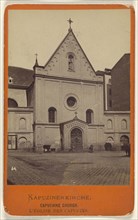 Kapuziner Kirche, Capuchine Church; Oscar Kramer, Austrian, 1835 - 1892, 1870 - 1875; Albumen silver print