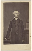 balding man, standing; Attributed to Mathew B. Brady, American, about 1823 - 1896, 1860 - 1861; Albumen silver print