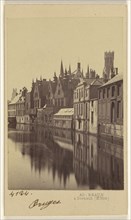 Bruges; Adolphe Braun, French, 1812 - 1877, about 1865; Albumen silver print