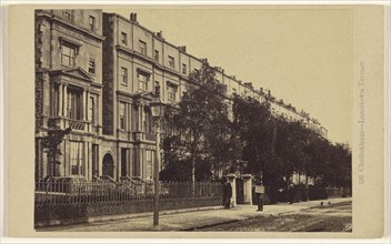 Cheltenham Lansdown Terrace; Francis Bedford, English, 1815,1816 - 1894, 1862 - 1865; Albumen silver print
