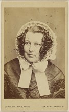Eliza Cook., 1818 - 1889 middle age, John Watkins, British, active 1850s - 1870s, 1865 - 1870; Albumen silver print