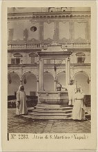 Atrio di S. Martino, Napoli, Sommer & Behles, Italian, 1867 - 1874, 1865 - 1867; Albumen silver print
