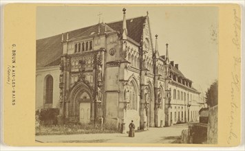 Abbaye de Hautecombes; Georges Brun, French, active 1860s, 1865 - 1870; Albumen silver print
