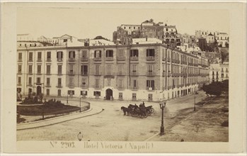 Hotel Victoria, Napoli, Sommer & Behles, Italian, 1867 - 1874, 1865 - 1866; Albumen silver print