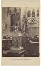 Ross Church, The Monuments; Francis Bedford, English, 1815,1816 - 1894, 1864-1865; Albumen silver print