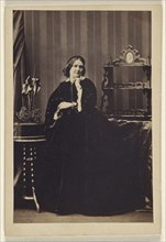 woman, seated; Camille Silvy, French, 1834 - 1910, about 1866; Albumen silver print