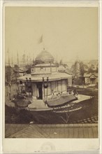 pavilion at the Exposition Universalle, Paris, France; Léon & Lévy, French, 1867; Albumen silver print