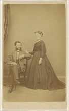 Henry & Corneil Creigton nee Rhorbach. 1865; D. Campbell, Canadian, active 1860s, 1865; Albumen silver print