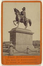 Furst Schwarzenberg. The Earl of Schwarzenberg. statue; Oscar Kramer, Austrian, 1835 - 1892, 1865 - 1870; Albumen silver print