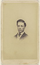 young man, printed in vignette-style; Levi Mumper, American, 1843 - 1916, active Gettysburg, Pennsylvania, 1864; Albumen silver
