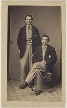Charles Gainar & friend; 1865 - 1875; Albumen silver print