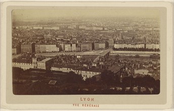 Lyon. Vue Generale; Le Comte, French, active Rouen, France 1860s, 1865 - 1870; Albumen silver print