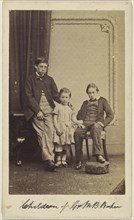 Children of G. & Mrs. B. Baker; 1870 - 1875; Albumen silver print