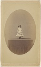 Full-length portrait of Lucia Zarate, Mexican Midget; J. Wood, American, active New York, New York 1870s - 1880s, about 1880