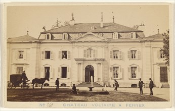 Chateau Voltaire a Fernex; A. Garcin, Swiss, active Geneva, Switzerland 1860s - 1870s, 1870 - 1875; Albumen silver print