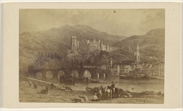 Chateau d'Heidelberg; L. De Lucy, French, active 1860s, 1865 - 1870; Albumen silver print