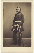 Man in military uniform; Maull & Polyblank, British, active 1850s - 1860s, 1860 - 1865; Albumen silver print
