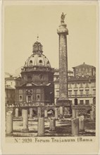 Forum Trajanum, Roma, Sommer & Behles, Italian, 1867 - 1874, 1865 - 1875; Albumen silver print