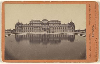 Belvedere.,The Belvedere Picture Gallery; Oscar Kramer, Austrian, 1835 - 1892, 1865 - 1875; Albumen silver print