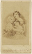 Copy of a painting of three young women; Williams & Everett; 1861; Albumen silver print