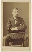 man with Vandyke beard, seated; Felicien Bertall & Cie; 1865 - 1870; Albumen silver print