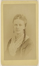 Blanche Vail Creighton, wife of Clarence Creighton; B.F. Troxell, American, active Brooklyn, New York 1870s, 1865 - 1875