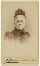 Mrs. Mac Martin; N.D. Benedict, American, active 1880s, 1870 - 1880; Albumen silver print