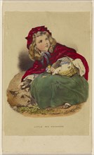 Little Red Ridinghood; Terry & Stoneman & Company; 1865 - 1875; Hand-colored albumen silver print