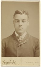 black man, standing; Koenefick, American, active Lawrence, Massachusetts 1870s, 1870 - 1875; Albumen silver print