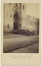 Carnarvon - Entrance to Castle. North Wales; Manchester Photographic Company, English, 1865 - 1868, 1864–1865; Albumen silver