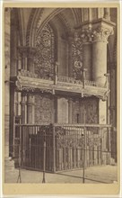Henry 4th Tomb, Canterbury; Francis Frith, English, 1822 - 1898, 1864 - 1865; Albumen silver print