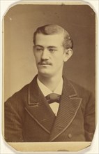 man with moustache; Frederick Gutekunst, American, 1831 - 1917, 1865 - 1875; Albumen silver print