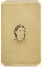 woman, printed in vignette-style; Jonathan Good, American, active Trenton, New Jersey 1860s - 1870s, 1865 - 1870; Albumen
