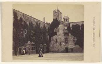 Chirk Castle - The Courtyard; Francis Bedford, English, 1815,1816 - 1894, 1864 - 1865; Albumen silver print