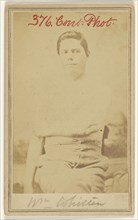 Wm. Whitten Civil War victim; Attributed to William H. Bell, American, 1830 - 1910, 1865 - 1867; Albumen silver print