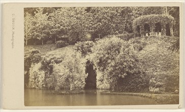 Pegli. Villa Pallavicini. la Grotta; Celestino Degoix, Italian, active 1860s - 1890s, 1865 - 1870; Albumen silver print