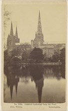 Lichfield Cathedral from the Pool; Alexander Wilson, British, active Kenilworth and Leamington, England 1860s - 1870s, 1860