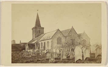 Brading Old Church - 1100 years old; J. Symonds, British, active Portsmouth, England 1860s, April 23, 1866; Albumen silver