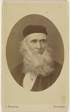 Mr. Hiram Powers, 1805 - 1873, L. Powers, American, 1835 - 1904, active Florence, Italy, about 1870; Albumen silver print