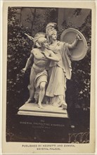 Minerva Protecting A Warrior by C. Blaeser of Berlin; Negretti & Zambra, British, active 1850 - 1899, negative 1855; print