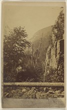 mountain view in New Hamsphire; American; 1865 - 1870; Albumen silver print