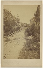 trail, possibly New Hampshire; American; 1865 - 1870; Albumen silver print