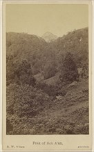 Peak of Ben A'an; George Washington Wilson, Scottish, 1823 - 1893, September 23, 1865; Albumen silver print