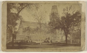 Memorial Hall Cambridge Massachusetts; 1870s; Albumen silver print