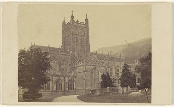 Abbey Church at Malvern; Attributed to H.W. Lamb, British, active Malvern, England 1860s - 1870s, 1865-1875; Albumen silver